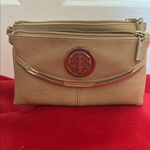 Elegant Beige Crossbody Bag